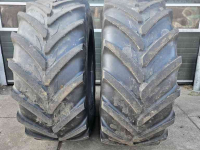 Roues, Pneus, Jantes, Barillets Jumelage Michelin 710/60R42, Xeobib 30 mm!