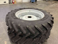Roues, Pneus, Jantes, Barillets Jumelage Michelin 420/85R38 en 340/85R28 Michelin Agribib 2