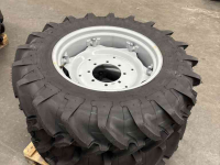 Roues, Pneus, Jantes, Barillets Jumelage Michelin 420/85R38 en 340/85R28 Michelin Agribib 2