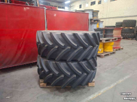 Roues, Pneus, Jantes, Barillets Jumelage BKT 540/65R30 AgriMax Sirio
