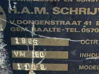 Balayeur Schrijver VM160 Veegmachine / Veegbezem / Veegborstel