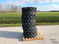 Roues, Pneus, Jantes, Barillets Jumelage BKT 420/55-17