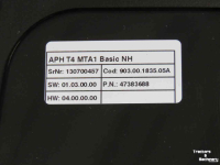 Tracteur New Holland Dashboard - instrumentenpaneel New Holland T6.xxx:   CNH Parts nr:47383688