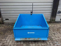 Transport godets de tracteur Saphir TL 120 breedte 1,20 meter grondbak trekkerbak transportbak kipbak kiepbak kipperbak tractorbak