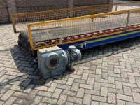 Convoyeur  Transportband met bunker op frame