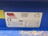 Convoyeur  Transportband met bunker op frame
