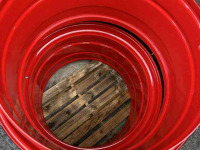 Roues, Pneus, Jantes, Barillets Jumelage  Dubbellucht 520/85R46  naast  710/70R42