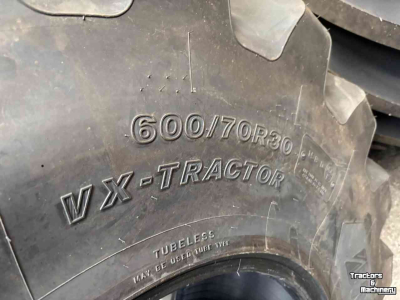 Roues, Pneus, Jantes, Barillets Jumelage Bridgestone 600/70R30  710/70R42