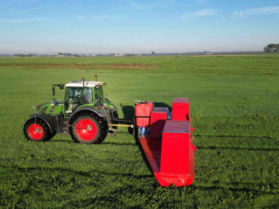 Pulvérisateur trainé  Allgau automation Rumbojet 880 selectieve spuit dmv camera detectie