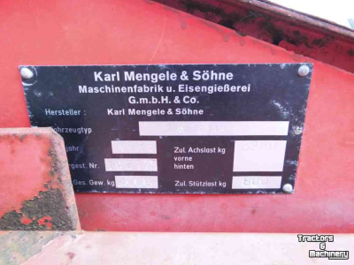 Autochargeuse Mengele Quadro 310