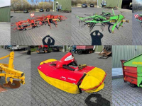Faneur  Aanbieding: 7 machines 1 prijs. Hark, schudder, maaier, zaaimachines, ploeg, voerwagen