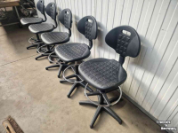 Autres matériel de convoyage et accessoires  Werkstoel PU zitting en rugleuning (max. hoogte 75 cm)