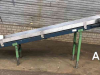 Convoyeur  3300X495 MM OPVOERBAND ELEVATORBAND ELEVATOR BELT FÖRDERBAND STEIGBAND