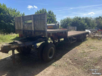 Semi-remorque surbaissé  Oplegger 13 meter lang incl dolly