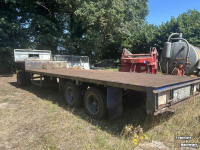Semi-remorque surbaissé  Oplegger 13 meter lang incl dolly