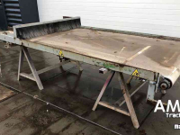 Convoyeur  3000X1400 MM TRANSPORTBAND VLAKKE BAND FLAT BELT CONVEYOR BELT FLACHBAND FÖRDERBAND