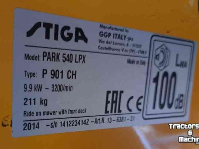 Tracteur Tondeuse Autoporté Stiga Park 540 LPX