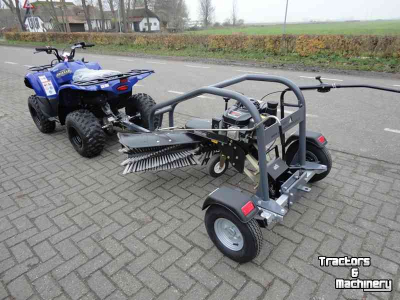 Balayeur Tielburger TK 620 veegmachine in getrokken frame