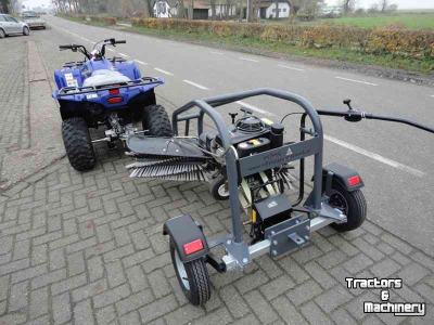 Balayeur Tielburger TK 620 veegmachine in getrokken frame