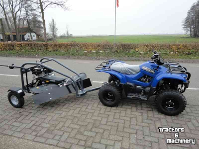 Balayeur Tielburger TK 620 veegmachine in getrokken frame
