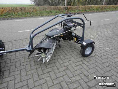 Balayeur Tielburger TK 620 veegmachine in getrokken frame