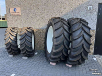 Roues, Pneus, Jantes, Barillets Jumelage Vredestein Nieuw set compleet op verstelbare velgen  440/65R28 en 540/65R38