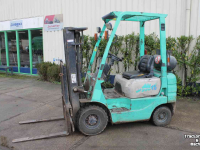 Chariot élévateur Mitsubishi FG15 gasheftruck heftruck op gas forklift gabelstapler