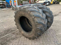 Roues, Pneus, Jantes, Barillets Jumelage Trelleborg 600/65R28 set gebruikt