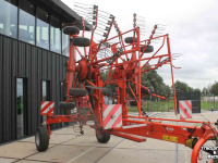 Andaineur Kuhn GA7501 dubbele cirkelhark wiersmachine mechanische werkbreedteverstelling
