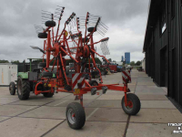 Andaineur Kuhn GA7501 dubbele cirkelhark wiersmachine mechanische werkbreedteverstelling