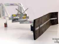 Panneau coulissant de fourrage Qmac 210 MECH+HOEK MET GIANT AANSLUITING