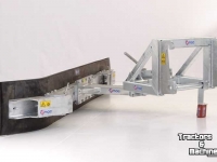 Panneau coulissant de fourrage Qmac Rabot caoutchouc pour alimentation avec montage Giant
