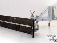 Panneau coulissant de fourrage Qmac Rabot caoutchouc pour alimentation avec montage Giant