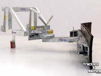 Panneau coulissant de fourrage Qmac Rabot caoutchouc pour alimentation avec montage Giant