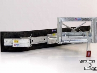 Panneau coulissant de fourrage Qmac Rabot caoutchouc pour alimentation avec montage Giant