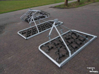 Aérateur de prairie Jansen weidesleep 4 meter 2 meter 2.5 meter