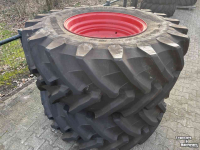 Roues, Pneus, Jantes, Barillets Jumelage Trelleborg 600/70R30 TM900 90% op 10-gaats velgen