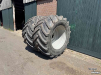 Roues, Pneus, Jantes, Barillets Jumelage Michelin 900/50R42 710/55R30