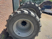 Roues, Pneus, Jantes, Barillets Jumelage Michelin 900/50R42 710/55R30