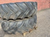 Roues, Pneus, Jantes, Barillets Jumelage  Good Year 18.4R38 Dubbellucht