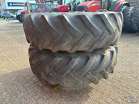 Roues, Pneus, Jantes, Barillets Jumelage  Good Year 18.4R38 Dubbellucht
