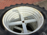 Roues, Pneus, Jantes, Barillets Jumelage  Good Year 18.4R38 Dubbellucht