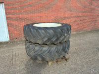 Roues, Pneus, Jantes, Barillets Jumelage  Good Year 18.4R38 Dubbellucht