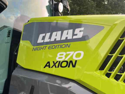 Tracteur Claas Axion 870 Night Edition