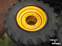 Roues, Pneus, Jantes, Barillets Jumelage JCB 1300-25 galexi