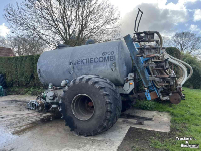 Tonneau de lisier Meyco Meyco Duport Injektiecombi 6700 liter mesttank mestverwerking