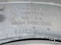 Roues, Pneus, Jantes, Barillets Jumelage Michelin XHA2 20.5R25 op wiel Case 721G 4 stuks
