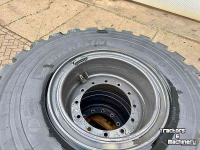 Roues, Pneus, Jantes, Barillets Jumelage Michelin XHA2 20.5R25 op wiel Case 721G 4 stuks