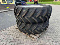 Roues, Pneus, Jantes, Barillets Jumelage Mitas 540/65R34 NIEUW incl. NH velgen