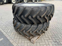 Roues, Pneus, Jantes, Barillets Jumelage Mitas 540/65R34 NIEUW incl. NH velgen